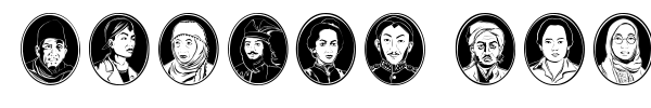 Cermin Pahlawan font preview